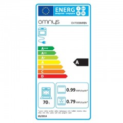 Omnys OV7009MRIN Φούρνος Ηλεκτρικός Άνω Πάγκου 70lt